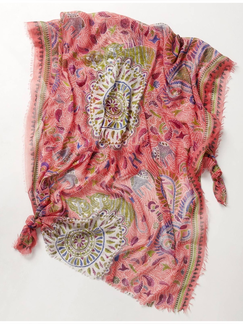 Anthro “Sunset Safari Scarf”